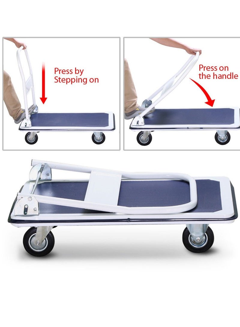 ABBASALI Unbreakable Foldable Platform Trolley Japan 300kg - Image 4