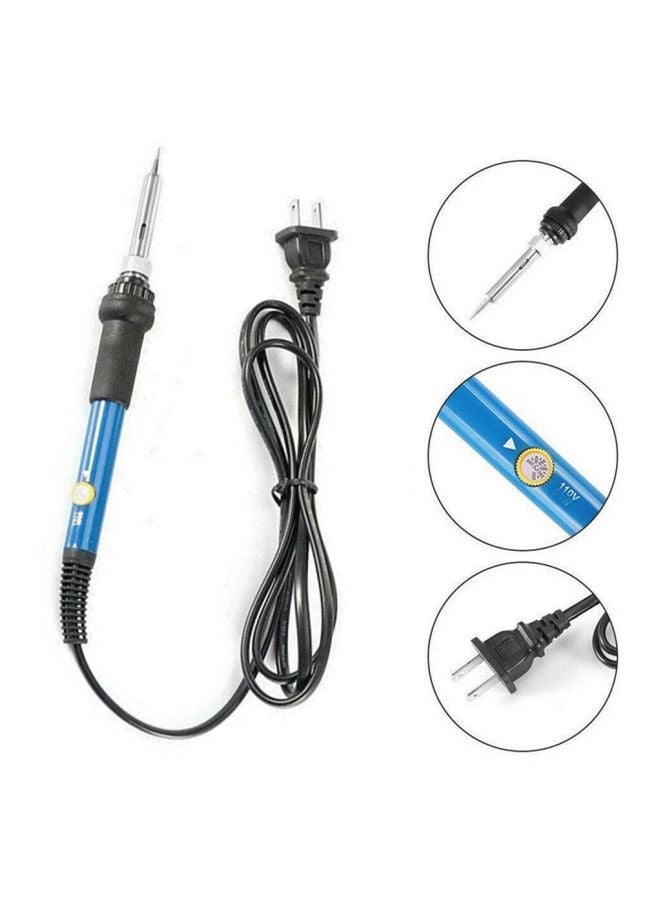 NIBEMINENT Adjustable Temperature Welding Tool Black/Blue/Silver 24.2x6.45x2.75cm - Image 4