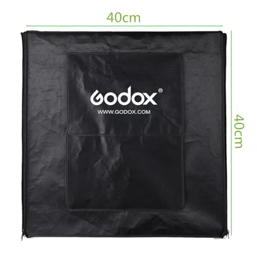 Godox LSD40 Mini Photography Studio Lighting Tent, 5800K Double LED Light Boards Studio Box for Photography Shooting (16 x 16 x16 inch) - Image 2