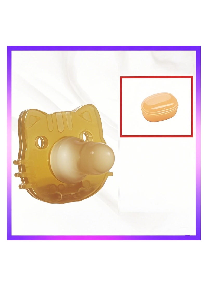 EXCLIFE Baby pacifier baby super soft imitation breast milk sleeping silicone pacifier  - Image 3