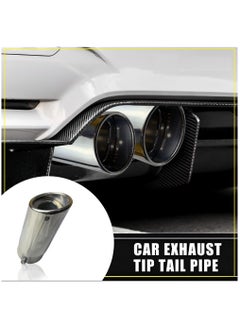 Royal Universal 2.5 Inc Car Vehicle Exhaust Muffler Steel Tail Pipe Suitable For Automotive Exhaust Pipes Straight Edge Exhaust Tip  - Image 1