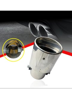 Royal Universal 2.5 Inc Car Vehicle Exhaust Muffler Steel Tail Pipe Suitable For Automotive Exhaust Pipes Straight Edge Exhaust Tip  - Image 2
