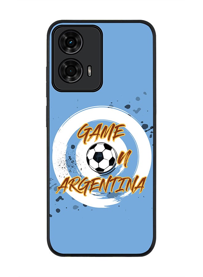 Stylizedd For Motorola Moto G04 / G04s Case,Slim fit Camera Protection, Shockproof Thin Phone cover - Game on Argentina - Image 1