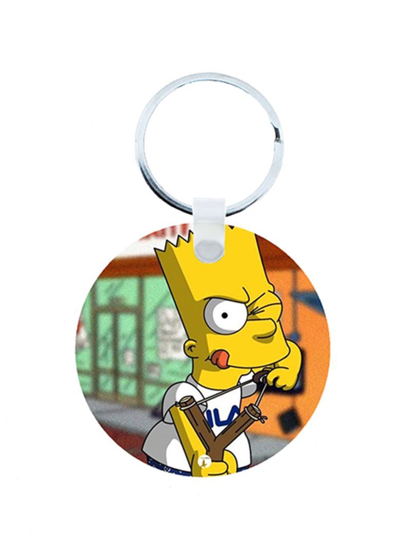 RKN Simpsons Wooden Keychain