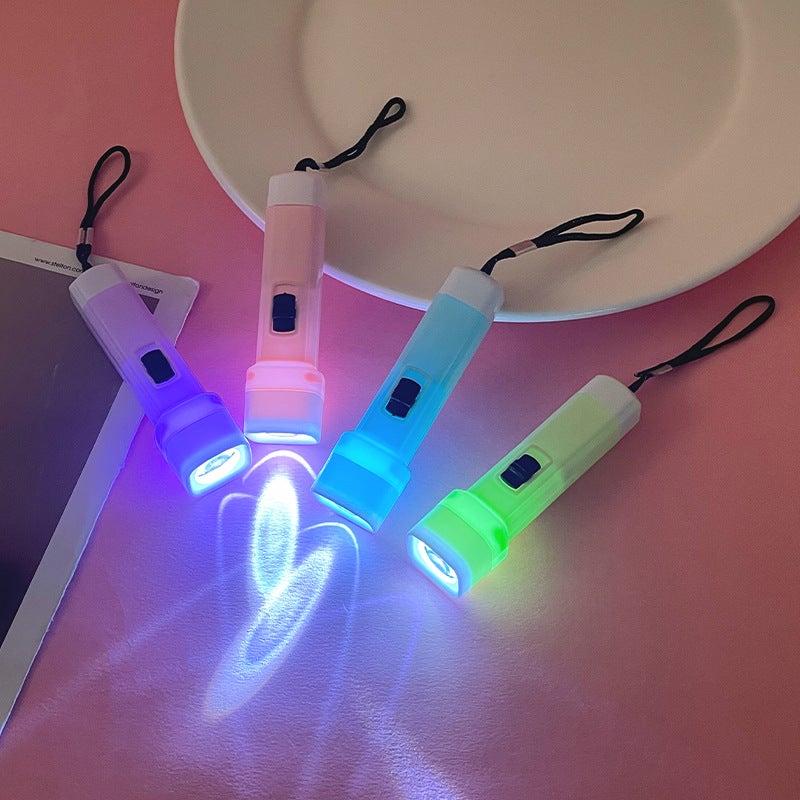 REOCLE 8PCS Mini Flashlight Set Portable Pocket Sized LED Lights with Decorative Design for Home Outdoor Emergency and Gift Giving for Men Women - Image 5