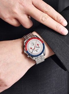 PAGANI DESIGN Men's Quartz Watches Chronograph Stainless Steel Wrist Watch for Men  - Image 2