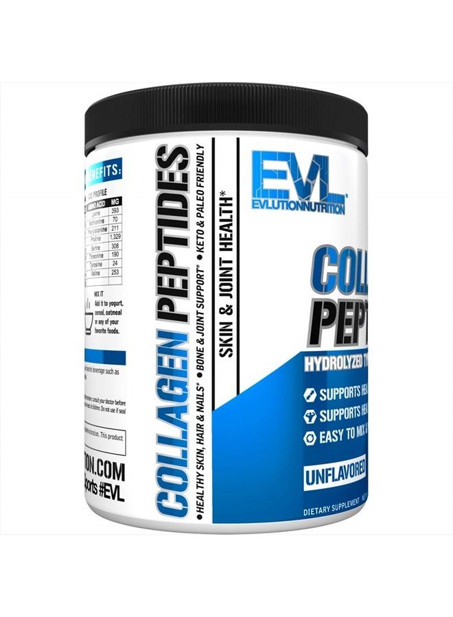 Evlution مسحوق ببتيدات الكولاجين الغذائية، كولاجين مهدرج ممتاز لدعم صحة البشرة والشعر والعظام والمفاصل والأظافر والمزيد (30 حصة) - Image 3