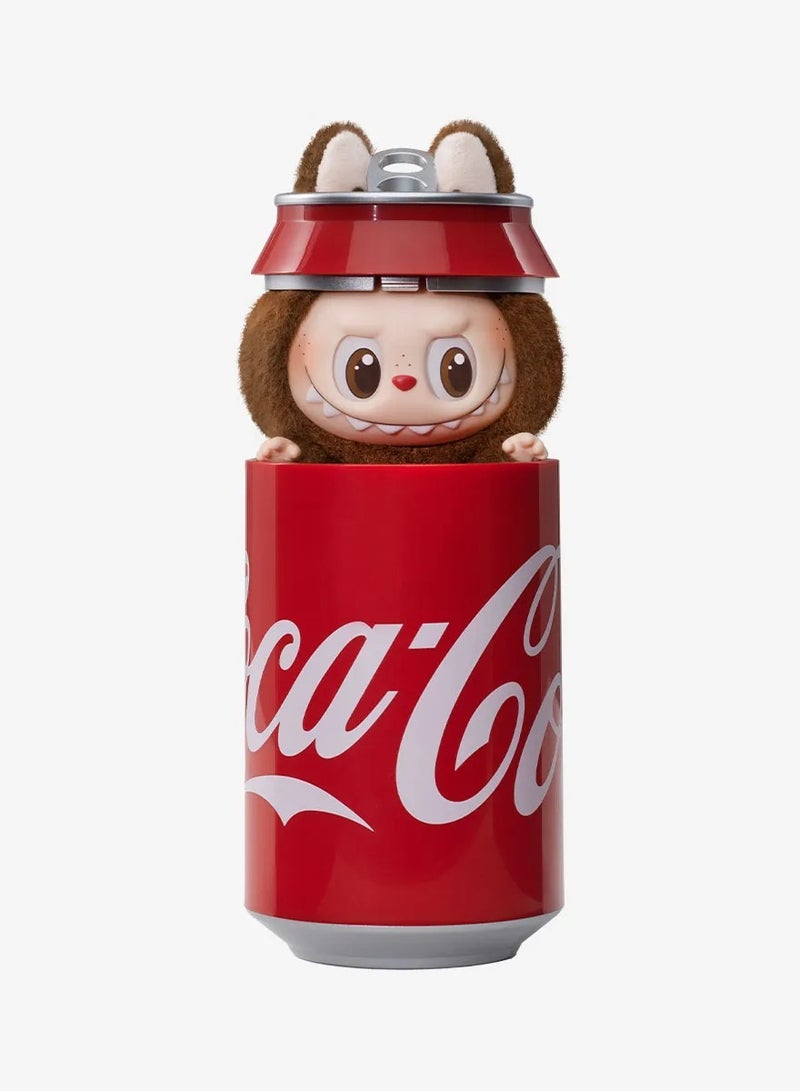 مونستر This Adorable Labubu Doll Comes In A Special Collaboration With Coca-Cola, Featuring Unique Details And An Iconic Design Inspired By The Classic Coke Can. Perfect For Collectors, Or As A Special Gift That Combines Fun And Nostalgia! - Image 3