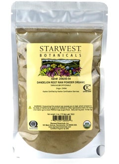 Starwest Botanicals Organic Dandelion Root Powder, 4 Ounces  - Image 1