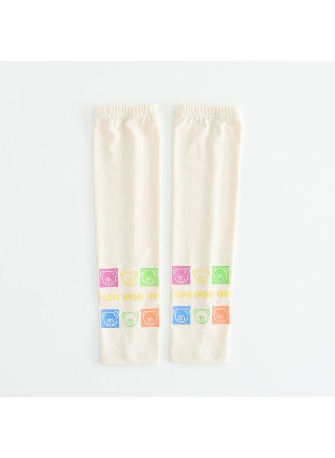 Bumblebee Sun Protection Arm Sleeves For Big Kids - Uv Blocking Driving & Outdoor Sports Arm Covers For Cycling - Image 2