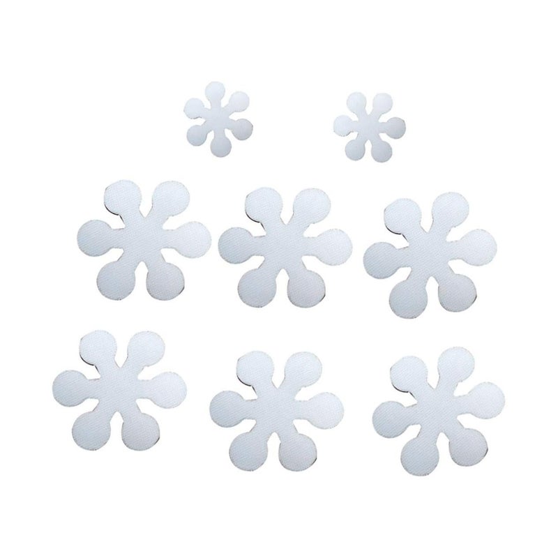 8 Pack Snowflake Non Slip Bathtub Stickers for Bathroom Safety Easy to Apply - Image 2
