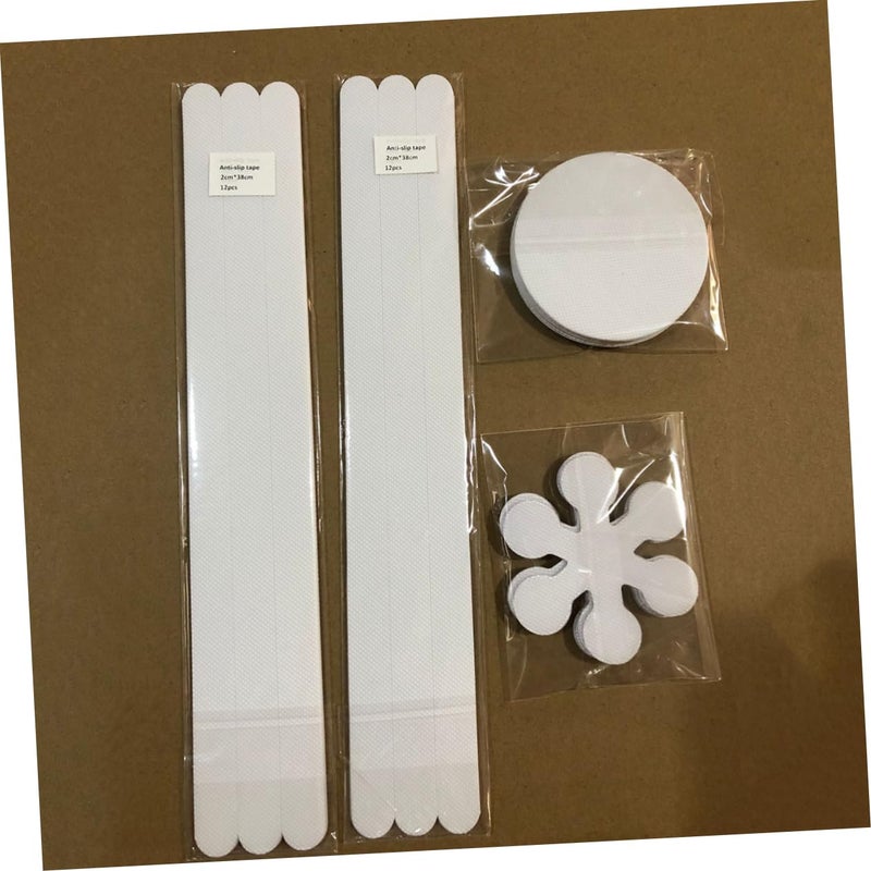 8 Pack Snowflake Non Slip Bathtub Stickers for Bathroom Safety Easy to Apply - Image 3