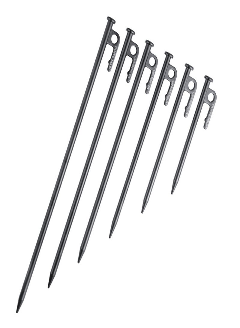 Campingmoon 35cm Anti-Rust Tent Nail Fixed Pole Canopy Nail Camping Nail Camping Nail High Carbon Steel Electrophoresis - Image 2