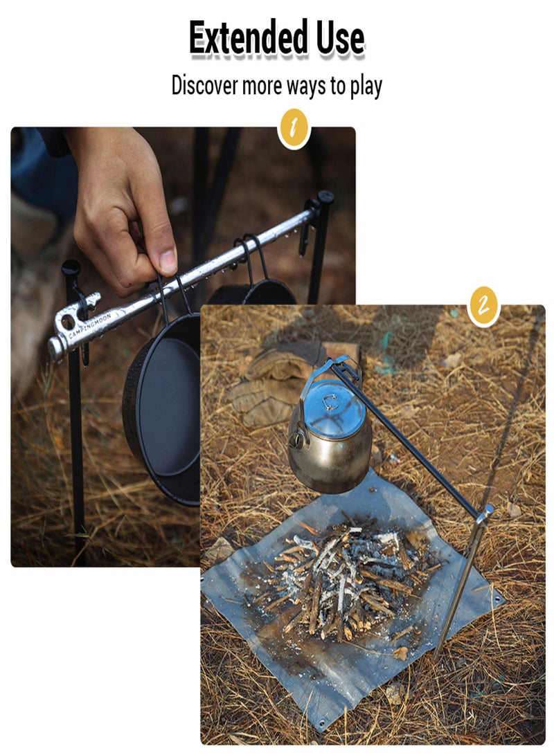 Campingmoon 35cm Anti-Rust Tent Nail Fixed Pole Canopy Nail Camping Nail Camping Nail High Carbon Steel Electrophoresis - Image 5