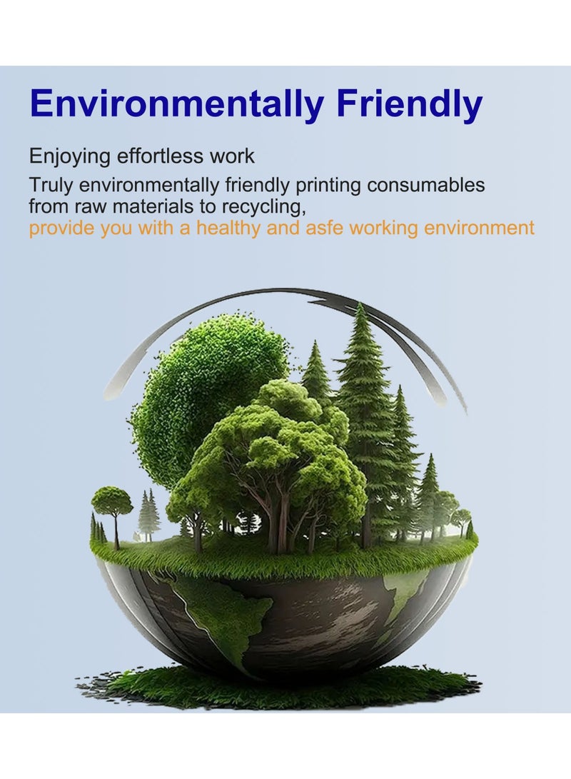 استبدال خراطيش الحبر 201A (مع رقاقة) لحبر طابعة 201A 201X CF400A CF401A CF402A CF403A لحبر طابعة الليزر الملون Jet Pro MFP M277dw M277n M277c6 M252dw M252n (4 عبوات) - Image 5