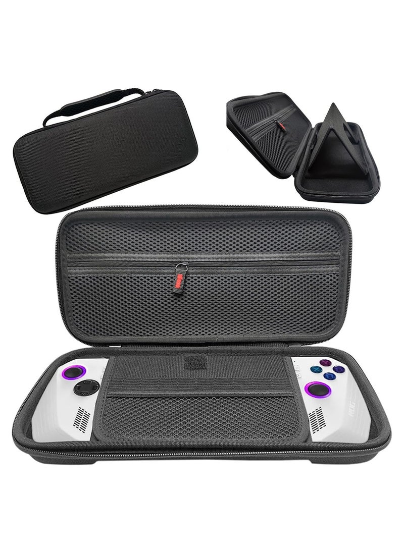 Carry Case Compatible with ASUS ROG Ally, Protective Hard Portable Travel Case Cover Shell Pouch with Pockets for Accessories and Games