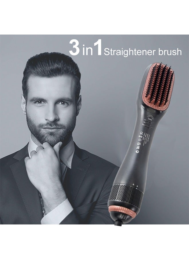 Univer Tang 1200 Watt Hair Dryer Brush & Straightener Brush, Professional Powerful Ceramic Tourmaline Ionic Hot Air Brush, 3 Heat/2 Speed Settings One Step Hair Hot Comb And Styler For All Hair Types - Image 2