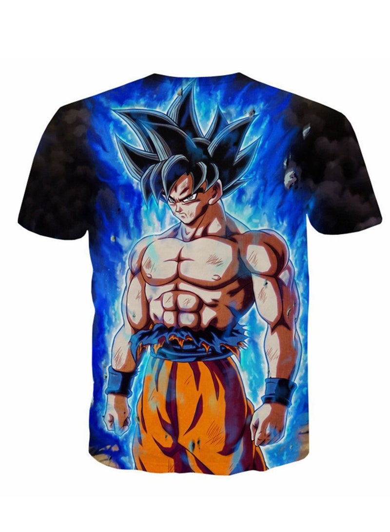 تي شيرت Anime Dragon Ball ثلاثي الأبعاد بطباعة رقمية قابلة للتنفس - Image 2