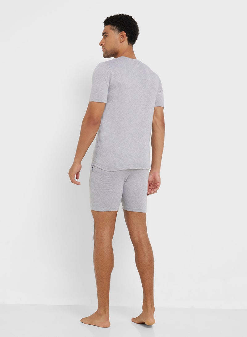 Seventy Five Nightwear T-Shirt & Shorts Sets  - Image 2