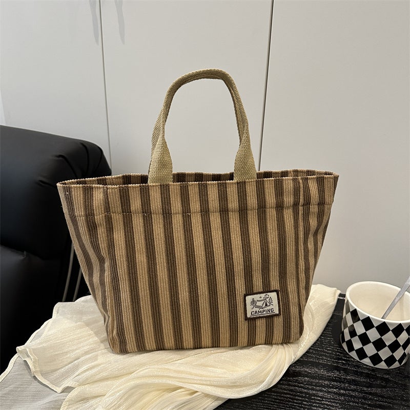 High School Student Class Canvas Bag Female 2025 Commuter Tote Bag Female Ins Japanese Style Girl Shoulder Handbag Female - Image 4