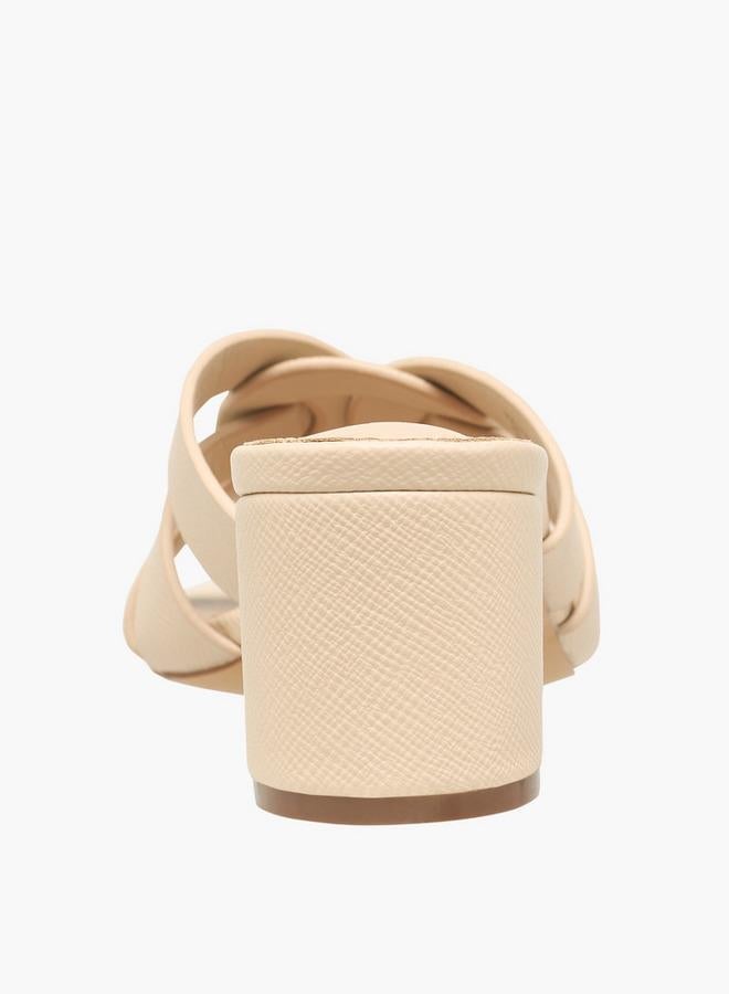 Paprika Women Textured Block Heel Sandals - Image 5