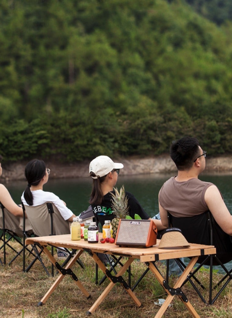 CityRiya-Long Portable Camping Chair Outdoor Folding Camping Chair Fishing Picnic Chair Beach Chair Garden Chair Camping Chair Ultralight Backpacking Chair for Lawn BBQ Backpacking Hiking Travel - Image 3