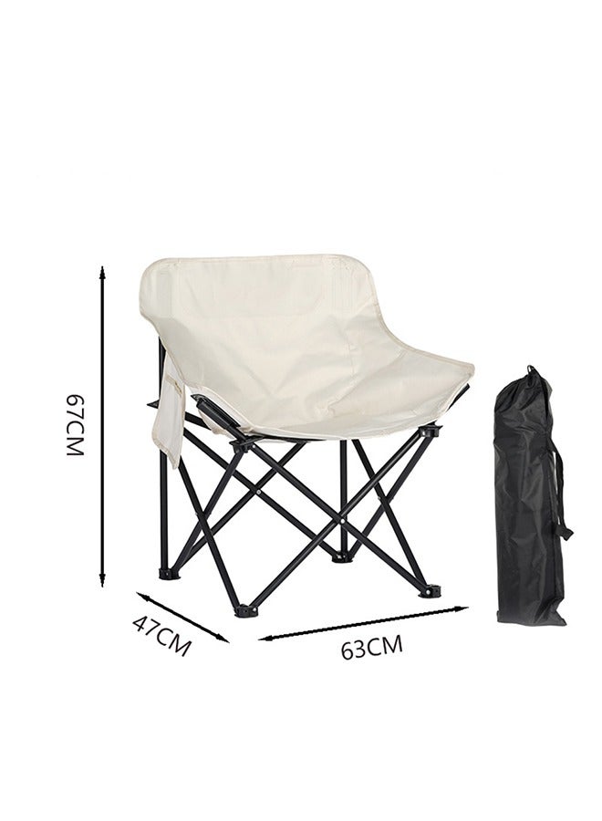 CityRiya-Long Portable Camping Chair Outdoor Folding Camping Chair Fishing Picnic Chair Beach Chair Garden Chair Camping Chair Ultralight Backpacking Chair for Lawn BBQ Backpacking Hiking Travel - Image 5