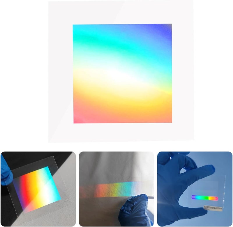 Strong PET Component Volumetric Transmission Grating Resistant to Effect Diffraction Sheet for Long Terms Use Multipurpose Visual PET Diffraction - Image 2