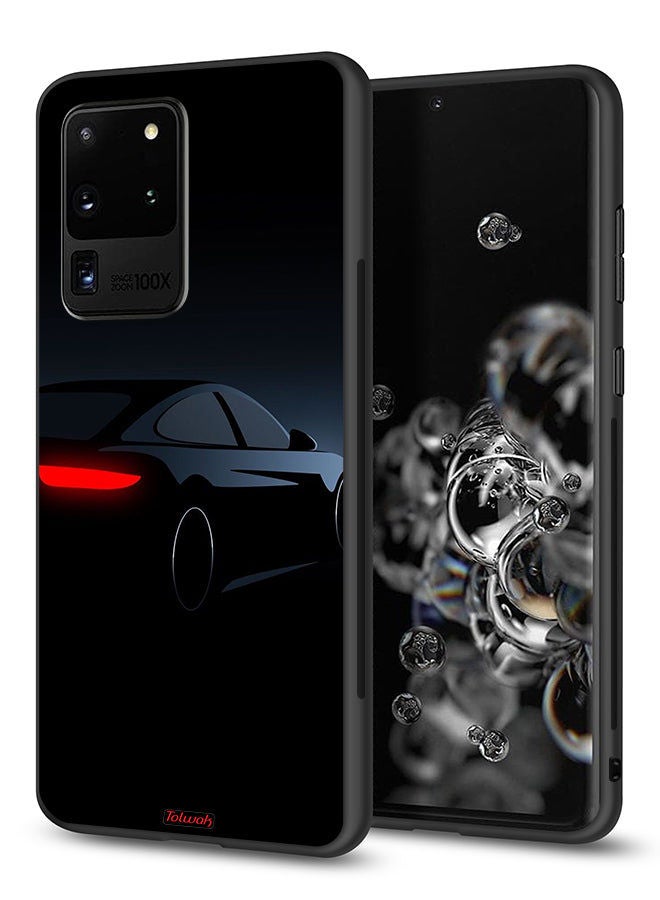Tolwak غطاء حماية لهاتف Samsung Galaxy S20 Ultra 5G - سيارة داكنة - Image 1