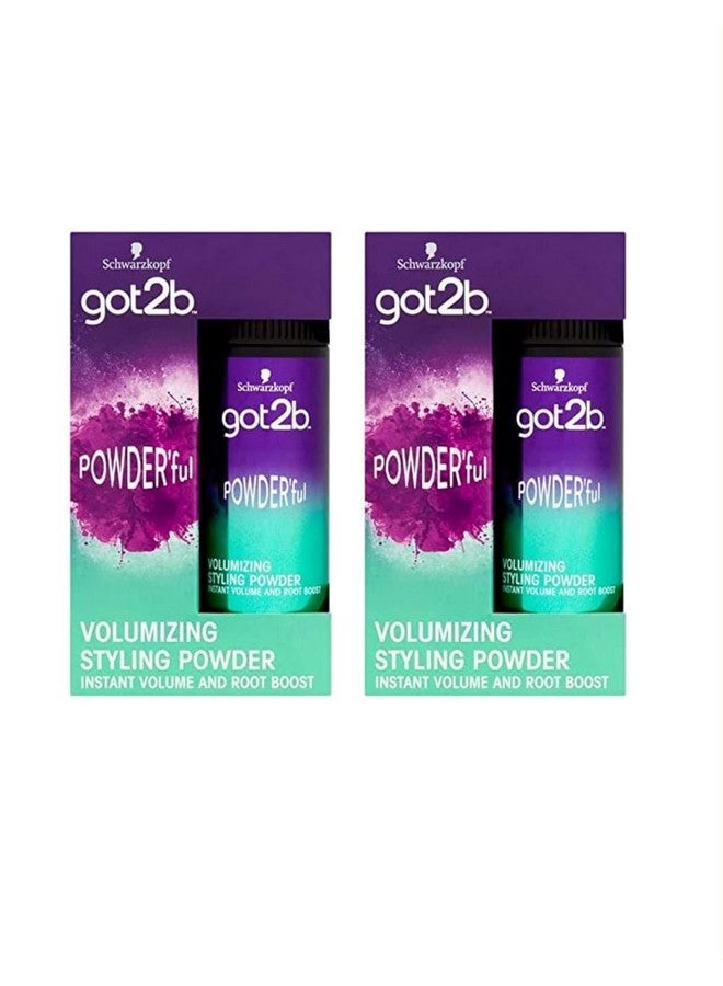 جوت تو بي بودرة تصفيف وتكثيف الشعر GOT2B، 0.35 أونصة (عبوة من قطعتين) - Image 1