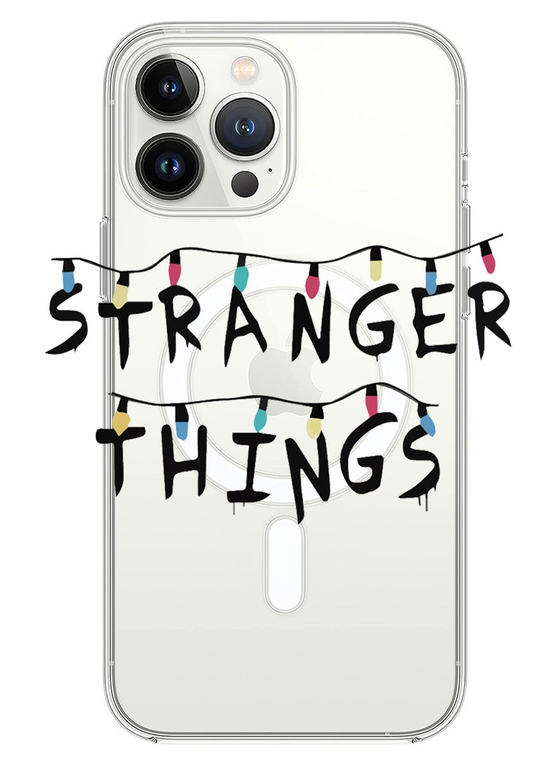 Theodor Magnetic Case for iPhone 14 Pro Max 6.7-inch Compatible with MagSafe Wireless Charging, Shockproof Phone Bumper Cover Stranger things - Image 1