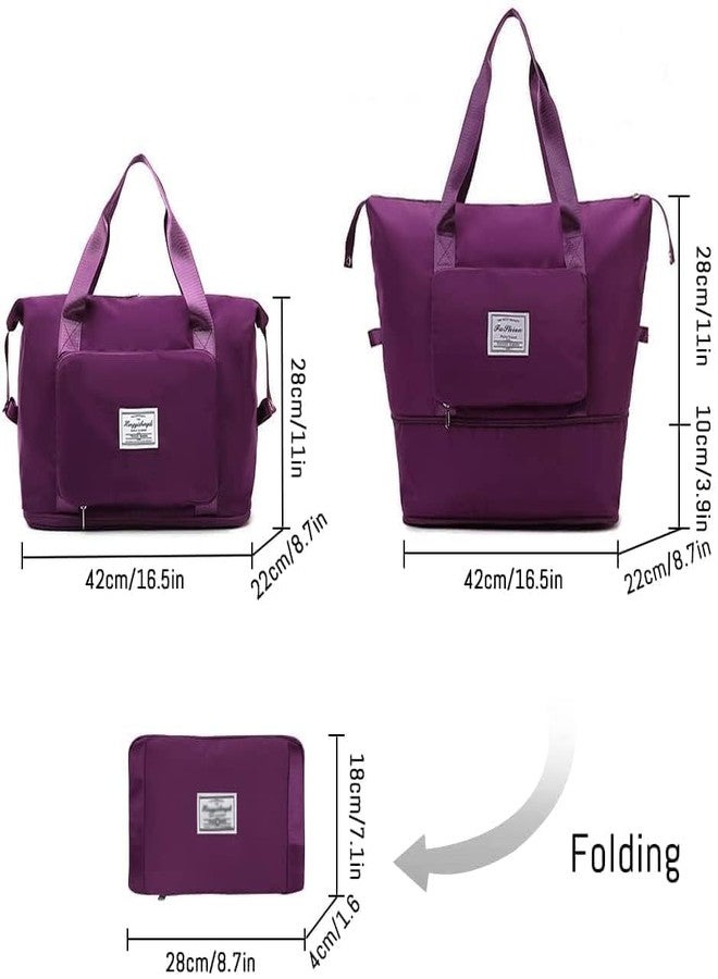 Kriva Export Nylon 285 Cms Travel Duffle Bag Expandable Folding Travel Bag for Women, Lightweight Waterproof Carry Luggage Bag for Travel-Multi - Image 3