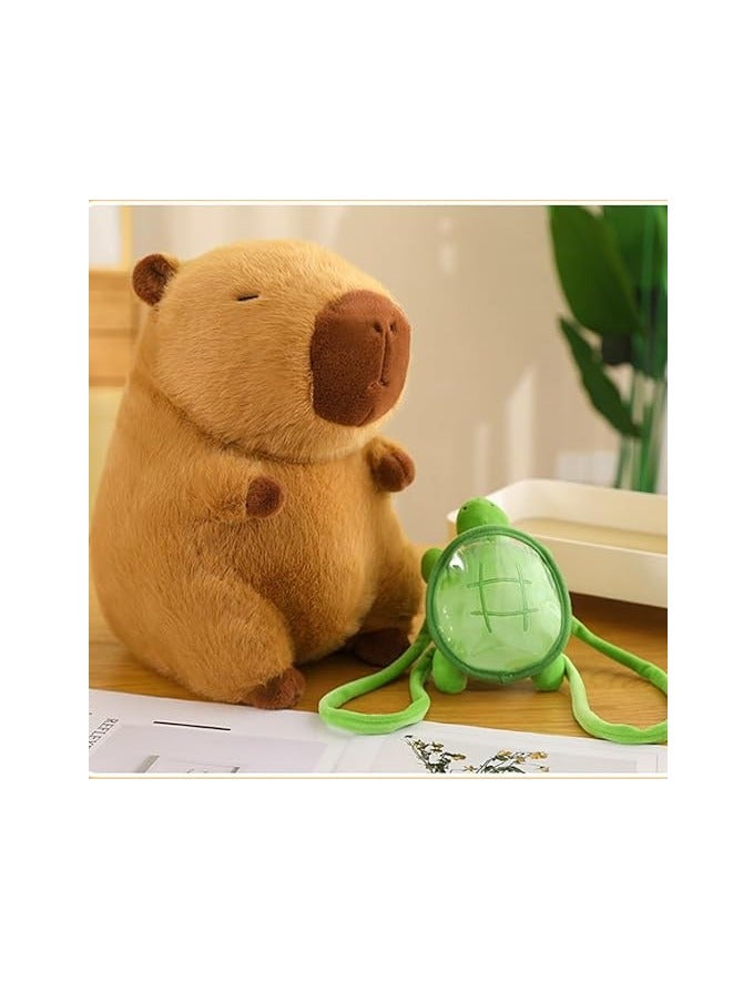 Capybara Plush Toy, Cute Capybara Stuffed Animals Capybara Stuffed Toy, Super Soft Capybara Plush Pillow Brown Capybara Plush Doll for Birthday Holiday Gifts for Kids Girls Boys Adults (9.8 Inch) - Image 2