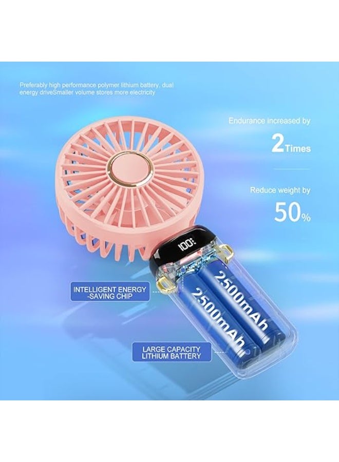 Professor JOPHEK Mini Fan, Small 5000 mAh USB Portable, with Aromatherapy Tablet and Cord - Image 4