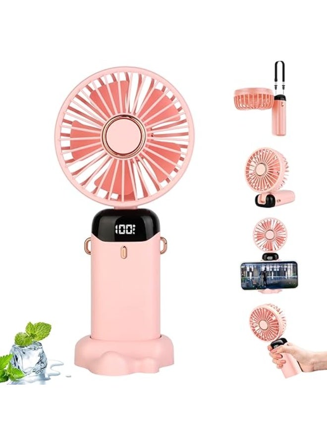 Professor JOPHEK Mini Fan, Small 5000 mAh USB Portable, with Aromatherapy Tablet and Cord - Image 1