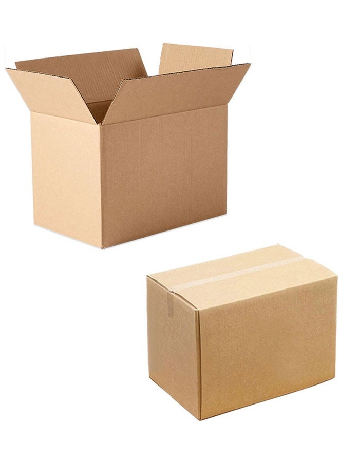HAWAWA 5 Pack Shipping Boxes, Corrugated Cardboard Box for Moving, Mailing, Packing and Storage 30x20x20cm Brown ﻿ - Image 5