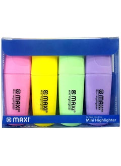 Maxi 4-Piece Mini Highlighter Pastel Colors  - Image 2