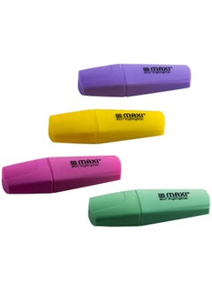Maxi 4-Piece Mini Highlighter Pastel Colors  - Image 3