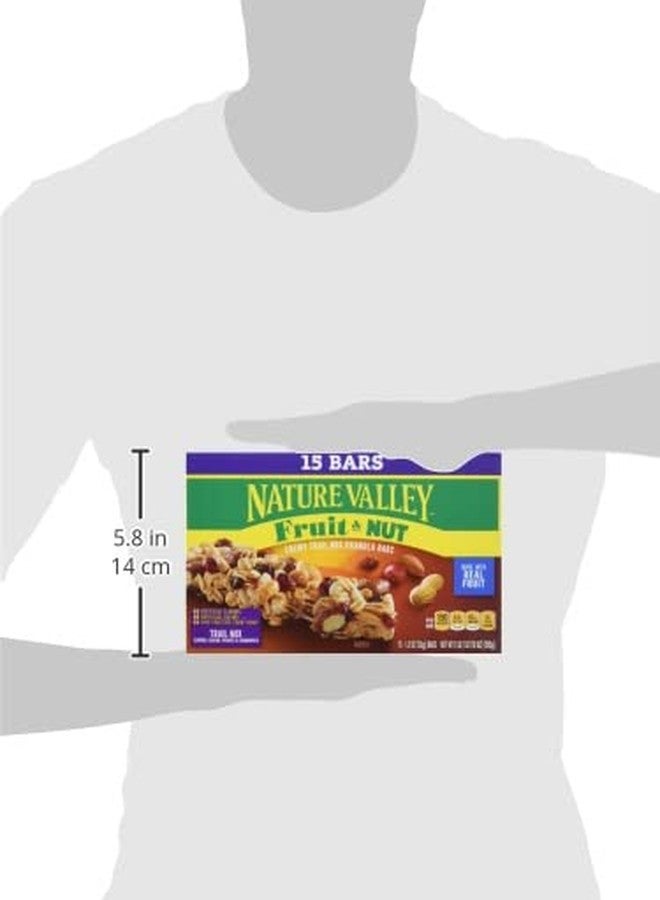 Nature Valley Granola Bars, Fruit & Nut, Chewy Trail Mix Granola Bars, 15 Ounce - Image 5