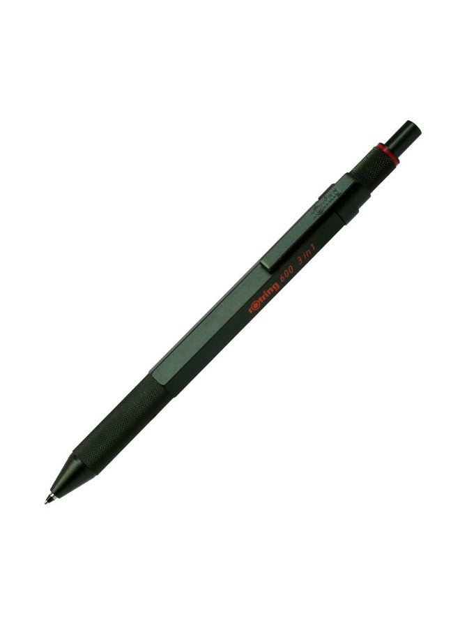 Rotring Multi Pen Camouflage Green 600 3 in 1 2159368 rOtring Mechanical Pencil Fine Writing Stationery German Drafting Pen Professional Ballpoint Pen - Image 1