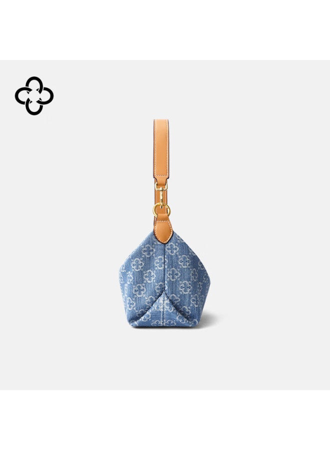 Cassile Shoulder Bag For Women, Denim Commuter Large Capacity Light Luxury Underarm Bag, Birthday And New Year Gift - Image 3