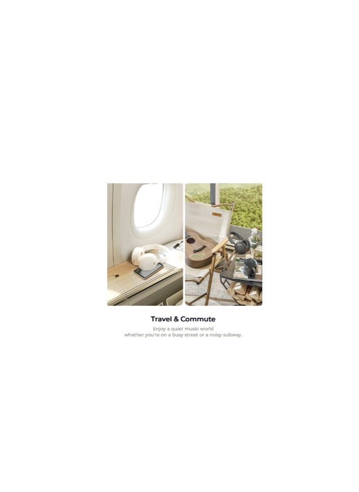 havit - Havit Wireless Noise Canceling Headphones Beige H655BT - Image 1