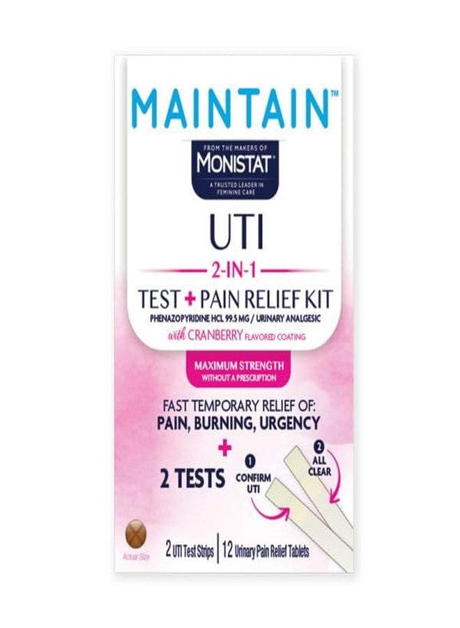 Monistat Feminine Care Variety Pack, UTI Test and Pain Relief Kit, Boric Acid Suppositories and Moisturizer, Feminine Health Support, 2 Test Strips, 12 Tablets and 30 Count (Variety Pack - Image 3