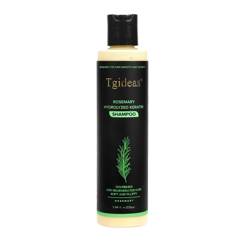 Tgideas Organic Rosemary Hair Growth Shampoo for Women and Men-Natural Thickening & Strengthening Shampoo with Hydrolyzed Keratin for Thinning Hair & Hair Loss 7.4 fl.oz - Image 1