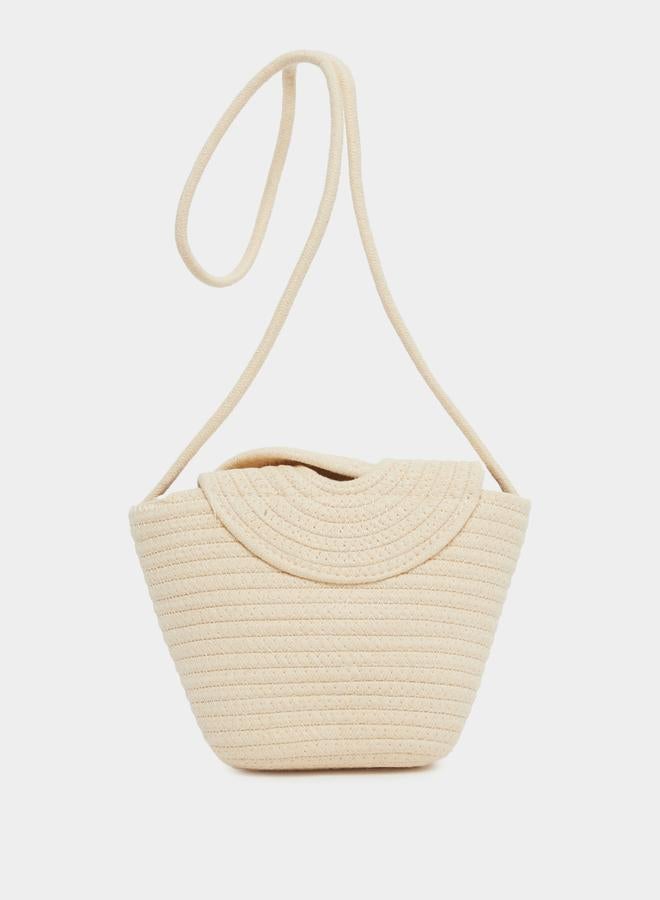 Styli Embellished Faux Pearl Crossbody Bag - Image 2