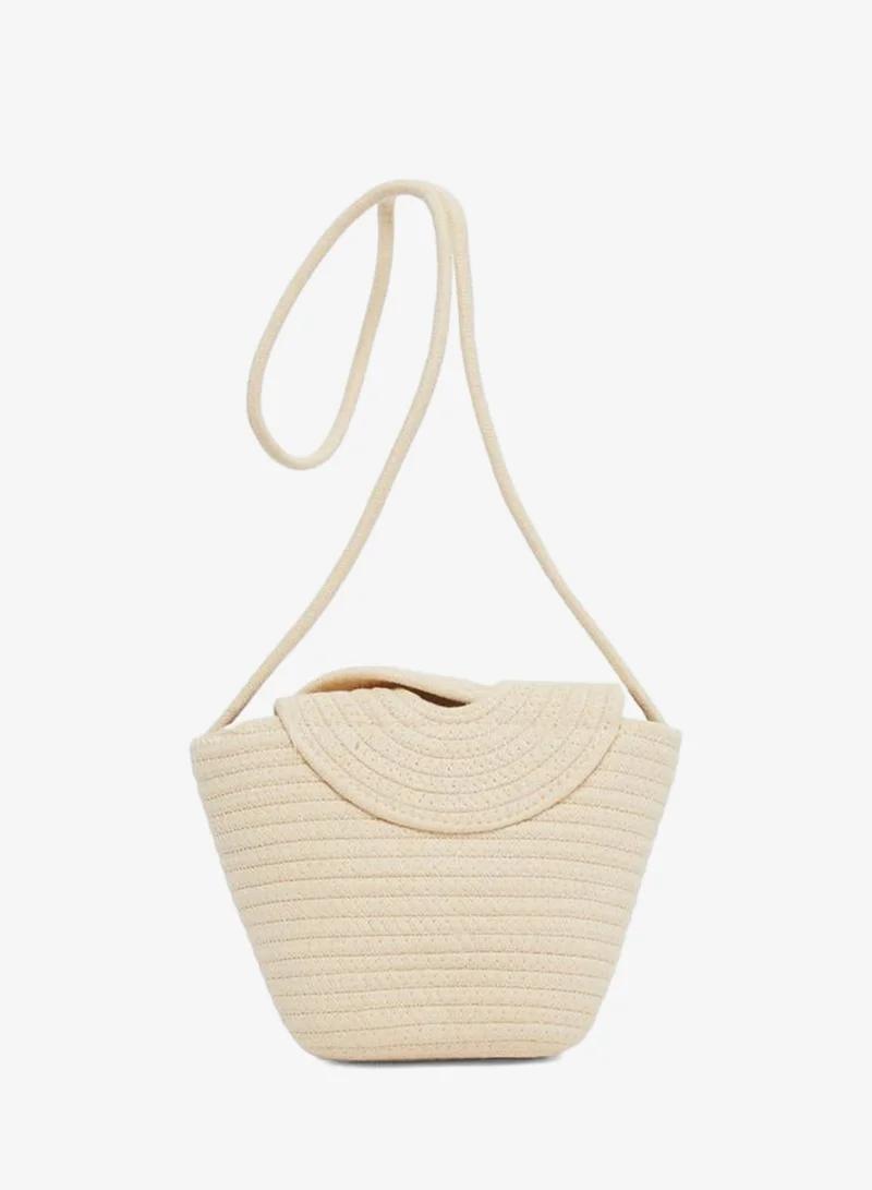 Styli Styli Embellished Faux Pearl Crossbody Bag