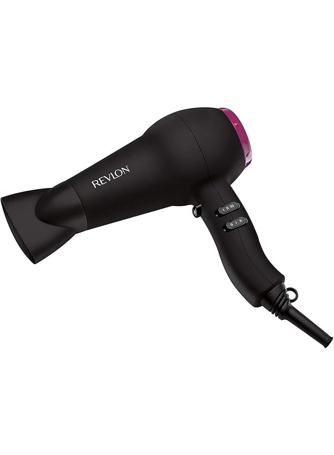 Revlon Fast & Light Hair Dryer, 2000 Watts, 3 heat, 2 speed settings. Cold shot Black 18.7 x 10.1 x 27.7cm - Image 2