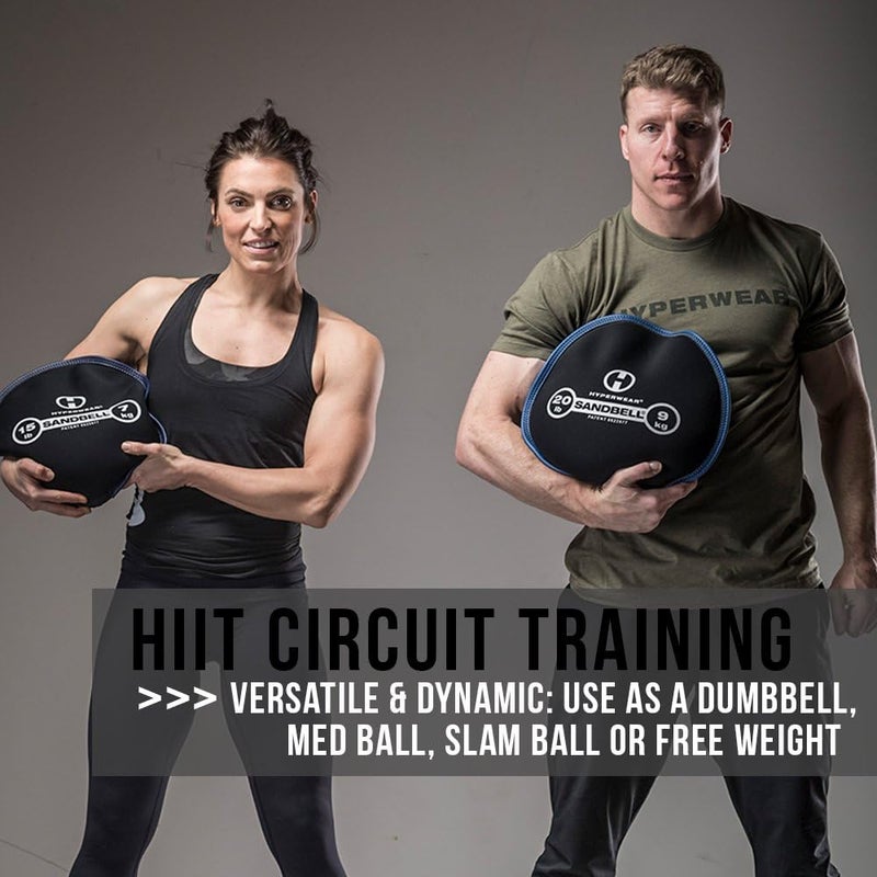 Hyperwear SandBell® Soft Sandbag Weight (2–50 lbs) – Pre-Filled with Clean USA Sand, Safe Soft Weight for Strength Training, HIIT, Functional Fitness, Rucking & Home Workouts - Image 5
