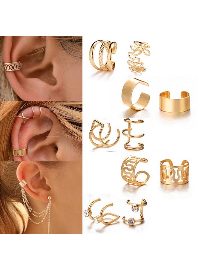 RUSTAMM 24 Pcs Gold Silver Hair Braids Dreadlock Non-Piercing Ear Clip Beard Beads Cuffs Clip Hair Accessories Styling Fashion Jewelry Gift Toos for Women Men - Image 5