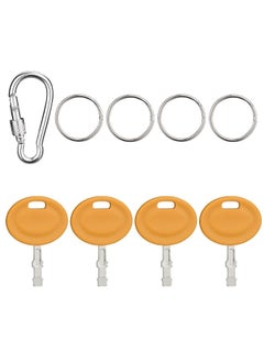 4 Pack Ignition Key Replacement Compatible with MTD Cub Cadet  XT1 ZT1 LT LTX Troy Bilt, Lawn Mower Craftsman MTD Riding Mower Replace for 925-2054A 925-1745A 625-05000 625-05002